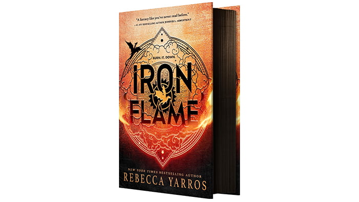 A brief review of the book Iron Flame by author Rebecca Yarros