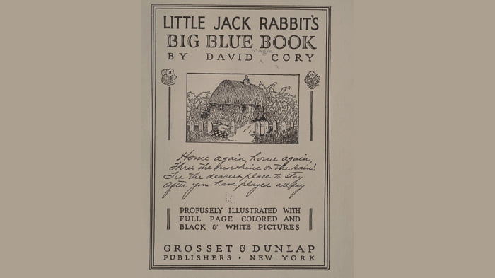 Little Jack Rabbit's Big Blue Book